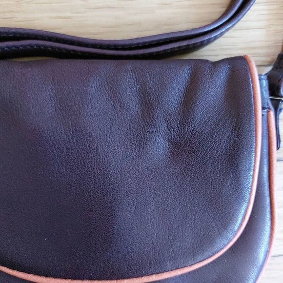 Osgoode Marley Cindy Mini Flap Leather Crossbody Purse - Picture 3 of 10
